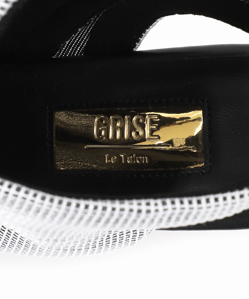 GRISE(グリーズ)の「GRISE5.5cmスクエアメッシュカバーサンダル(サンダル・レディース・ホワイト系その他・LARGE/SMALL/MEDIUM/X-LARGE)」の9枚目の写真