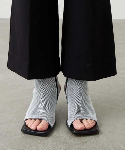 GRISE(グリーズ)の「GRISE5.5cmスクエアメッシュカバーサンダル(サンダル・レディース・ホワイト系その他・LARGE/SMALL/MEDIUM/X-LARGE)」の12枚目の写真