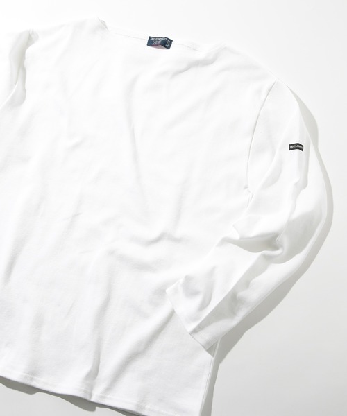 SAINT JAMES（セントジェームス）の「【SAINT JAMES】GUILDO 2503（Tシャツ/カットソー・メンズ・ホワイト/ネイビー/ブラック/オフホワイト・6/5/1/4/3/2）」の2枚目の写真