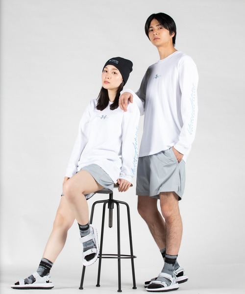 UNDER ARMOUR（アンダーアーマー）の「UAヘビーウェイトコットン ロングスリーブTシャツ（トレーニング/メンズ）（Tシャツ/カットソー・メンズ・ホワイト・XL/XXL/S/L/M）」の17枚目の写真