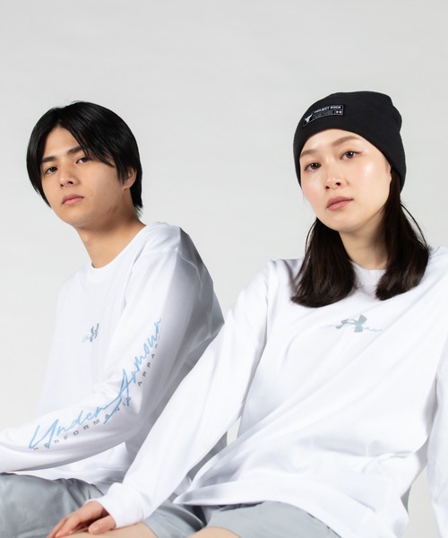 UNDER ARMOUR（アンダーアーマー）の「UAヘビーウェイトコットン ロングスリーブTシャツ（トレーニング/メンズ）（Tシャツ/カットソー・メンズ・ホワイト・XL/XXL/S/L/M）」の22枚目の写真