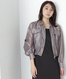 NATURAL BEAUTY BASIC | ◇ダブルポケットシアーブルゾン(ブルゾン)