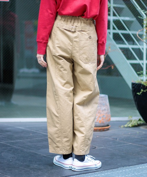 D.M.G.（ドミンゴ）の「[D.M.G. / ディーエムジー] コットンリネンガルゼアーモンドパンツ（その他パンツ・レディース・ブラック/ナチュラル/ベージュ・M/S）」の14枚目の写真