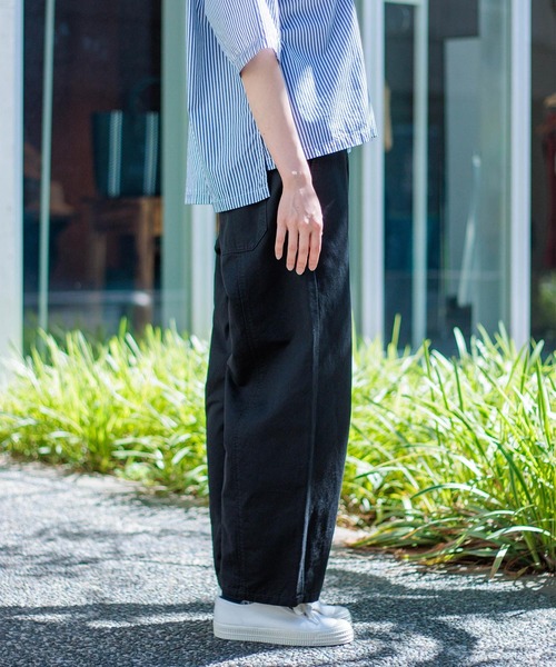 D.M.G. クロップドパンツ ドミンゴ DMG リネン リラックス