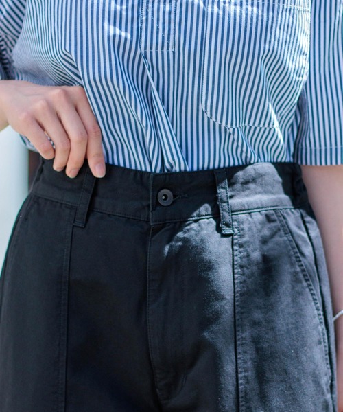 D.M.G.（ドミンゴ）の「[D.M.G. / ディーエムジー] コットンリネンガルゼアーモンドパンツ（その他パンツ・レディース・ブラック/ナチュラル/ベージュ・M/S）」の22枚目の写真