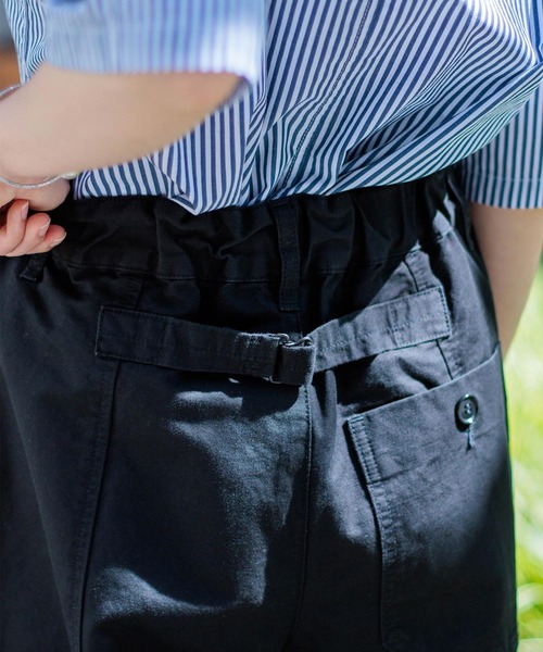 D.M.G.（ドミンゴ）の「[D.M.G. / ディーエムジー] コットンリネンガルゼアーモンドパンツ（その他パンツ・レディース・ブラック/ナチュラル/ベージュ・M/S）」の20枚目の写真