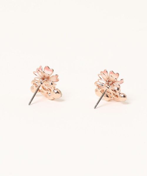 GGD SELECT（ジージーディー　セレクト）の「線曲げ 桜 ピアス[ACCACC]（ピアス（両耳用）・レディース・A・FREE）」の2枚目の写真