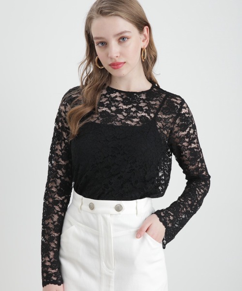 セール】◇ボタニカルレースブラウス（シャツ/ブラウス