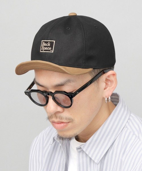 セール】ロゴ刺繍 バイカラーデザイン アンパイアキャップ（キャップ