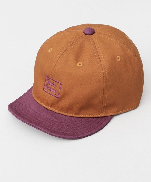 A.M.S.(エーエムエス)の「ロゴ刺繍 バイカラーデザイン アンパイアキャップ(キャップ・メンズ・ブラック/パープル/ネイビー/ブラウン/カーキ・FREE)」の7枚目の写真