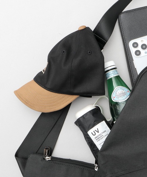 A.M.S.(エーエムエス)の「ロゴ刺繍 バイカラーデザイン アンパイアキャップ(キャップ・メンズ・ブラック/パープル/ネイビー/ブラウン/カーキ・FREE)」の12枚目の写真