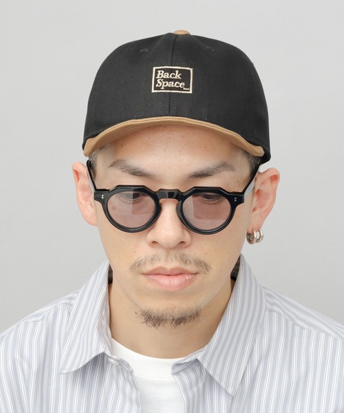 A.M.S.(エーエムエス)の「ロゴ刺繍 バイカラーデザイン アンパイアキャップ(キャップ・メンズ・ブラック/パープル/ネイビー/ブラウン/カーキ・FREE)」の16枚目の写真