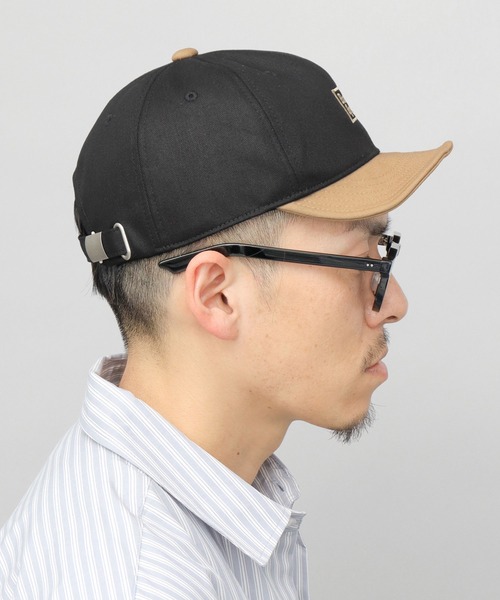 A.M.S.(エーエムエス)の「ロゴ刺繍 バイカラーデザイン アンパイアキャップ(キャップ・メンズ・ブラック/パープル/ネイビー/ブラウン/カーキ・FREE)」の17枚目の写真