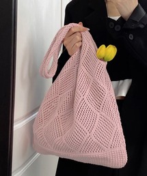 【新品】NissyNaptime.ニットバッグピンク Nissy【ニットバッグ ピンク】新品未開封 ミュージシャン