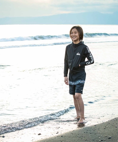 ウォーキング・ランニングウェア Charbon WOOL SPLASH DYE HOODIE セール】OMNI MW ZIP HOODIE Y/クイックシルバーキッズ長袖ジップ