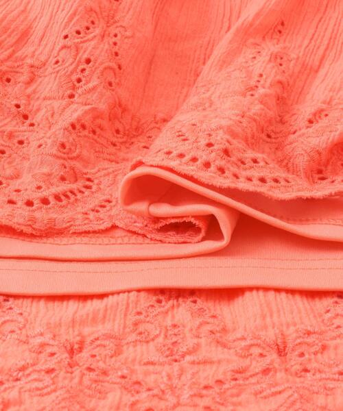 SENSE OF PLACE by URBAN RESEARCH（センスオブプレイスバイアーバンリサーチ）の「スカラップレースヨウリュウティアードスカート（スカート・レディース・レッド/オフホワイト/ブラック・ONE）」の5枚目の写真