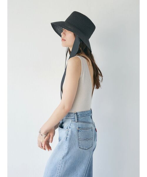 Ungrid（アングリッド）の「メランジボディースーツ（タンクトップ・レディース・アイボリー/チャコールグレー・FREE）」の20枚目の写真