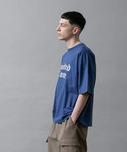 セール】ドロップショルダープリントTシャツ(United)（Tシャツ