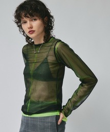 led.tokyo | 【led.tokyo】レイヤードシアートップス(その他トップス)