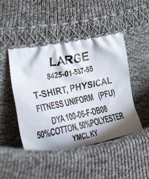 MILITARY（ミリタリー）の「【Military Reproduts　ミリタリーリプロダクツ】ARMY　L/S Tシャツ（Tシャツ/カットソー・メンズ・グレー・MEDIUM/LARGE/X-LARGE）」の2枚目の写真