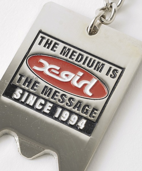 X-girl（エックスガール）の「BOTTLE OPENER KEY CHARM（キーケース/キーアクセサリー・レディース・シルバー・ONE SIZE）」の4枚目の写真