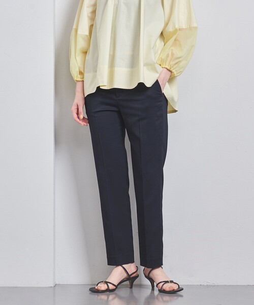 UNITED ARROWS(ユナイテッドアローズ)の「テーパード スリムパンツ(スラックス・レディース・グレー/ライラック/ネイビー・34/36/38/40)」の9枚目の写真