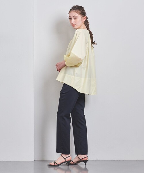 UNITED ARROWS(ユナイテッドアローズ)の「テーパード スリムパンツ(スラックス・レディース・グレー/ライラック/ネイビー・34/36/38/40)」の10枚目の写真