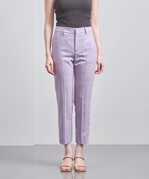 UNITED ARROWS(ユナイテッドアローズ)の「テーパード スリムパンツ(スラックス・レディース・グレー/ライラック/ネイビー・34/36/38/40)」の12枚目の写真