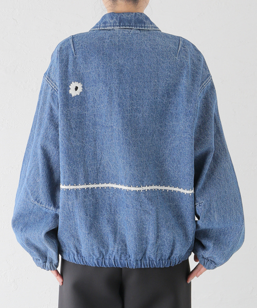 JOINT WORKS（ジョイントワークス）の「【NOMA t.d. / ノーマティーディー】.Bandana Hand Embroidery Jacket（デニムジャケット・レディース・ブルー系その他・3）」の5枚目の写真