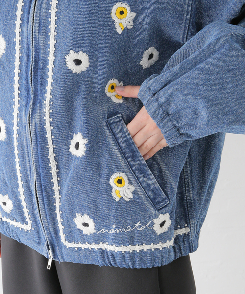 JOINT WORKS（ジョイントワークス）の「【NOMA t.d. / ノーマティーディー】.Bandana Hand Embroidery Jacket（デニムジャケット・レディース・ブルー系その他・3）」の10枚目の写真