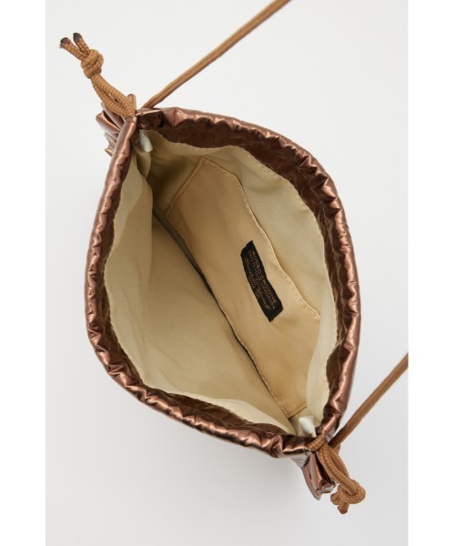 RODEO CROWNS WIDE BOWL（ロデオクラウンズワイドボウル）の「メタリックフリルショルダーバッグ（ショルダーバッグ・レディース・シルバー/ブラウン/ライトブラック・FREE）」の11枚目の写真