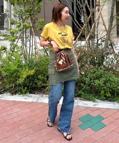 RODEO CROWNS WIDE BOWL（ロデオクラウンズワイドボウル）の「メタリックフリルショルダーバッグ（ショルダーバッグ・レディース・シルバー/ブラウン/ライトブラック・FREE）」の16枚目の写真