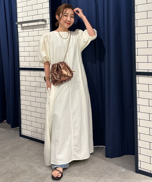 RODEO CROWNS WIDE BOWL（ロデオクラウンズワイドボウル）の「メタリックフリルショルダーバッグ（ショルダーバッグ・レディース・シルバー/ブラウン/ライトブラック・FREE）」の18枚目の写真