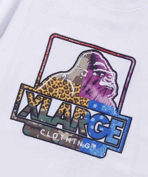大人気 売切れ前に XLARGE MIXED LOGO S/S TEE アニマル柄◎ XLARGE tシャツ MIXED LOGO S/S TEE メンズ レディース
