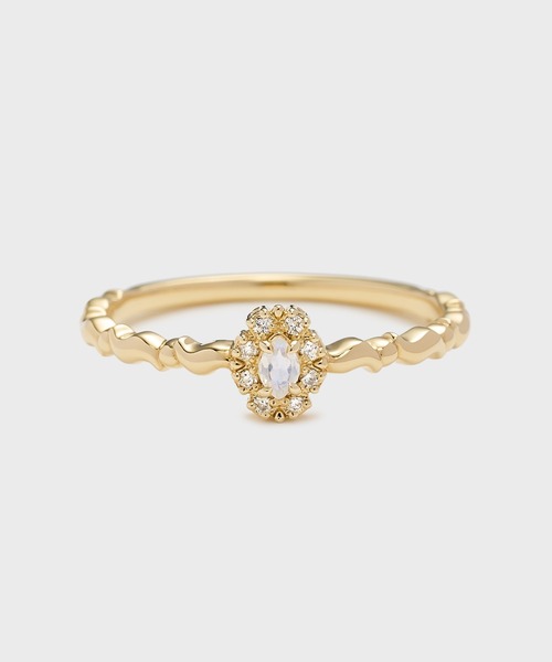 K10ダイヤモンド／ラブラドライトリング（リング）｜NOJESS（ノジェス）