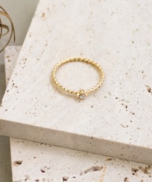 CLETTE（クレット）の「ワンポイントストーンリング（リング）」