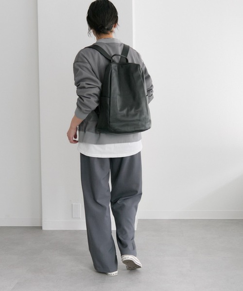 本革/A4サイズ対応》NEWスタンドリュック（バックパック