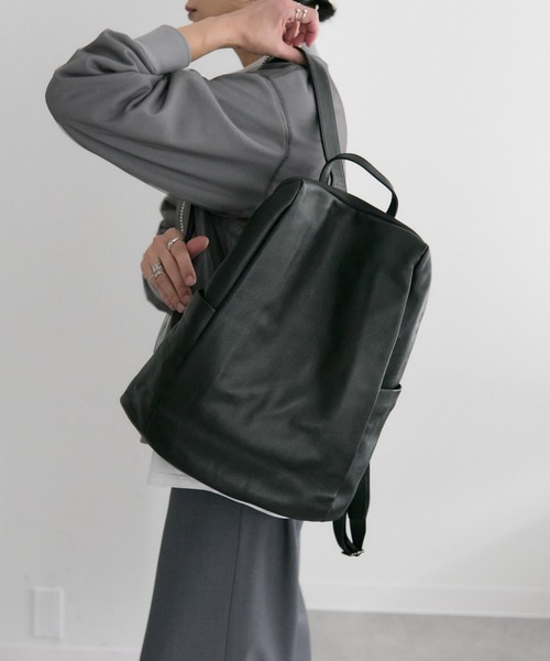 本革/A4サイズ対応》NEWスタンドリュック（バックパック