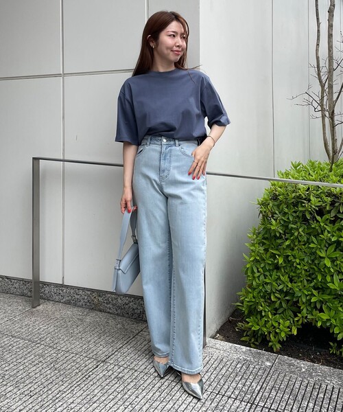 UNFILO(アンフィーロ)の「ベーシックTEE(Tシャツ/カットソー・レディース・ダルブルー系1/パープル系/ホワイト系/ネイビー系1/ブルー系/ブラック系・MEDIUM/LARGE)」の19枚目の写真