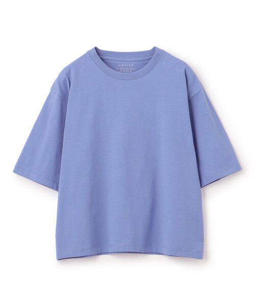 UNFILO(アンフィーロ)の「ベーシックTEE(Tシャツ/カットソー・レディース・ダルブルー系1/パープル系/ホワイト系/ネイビー系1/ブルー系/ブラック系・MEDIUM/LARGE)」の11枚目の写真