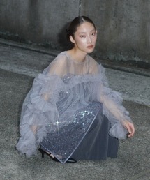 ANDRESD(AhXh)̃fReBu`[gbvX / decorative tulle tops(hX)