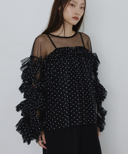decorative tulle tops / デコラティブチュールトップス（ドレス