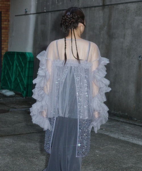 ANDRESD/アンドレスド decorative tulle tops デコラティブチュールトップス / decorative tulle tops(ドレス