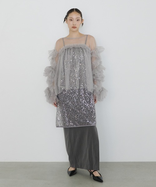 decorative tulle tops / デコラティブチュールトップス（ドレス