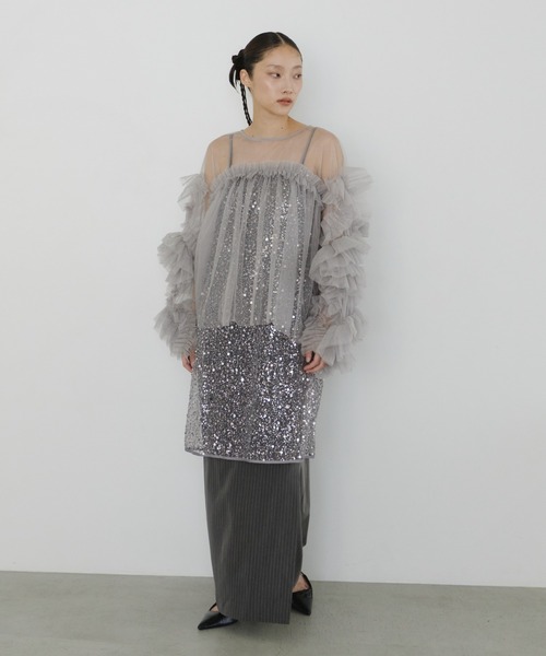 decorative tulle tops / デコラティブチュールトップス（ドレス
