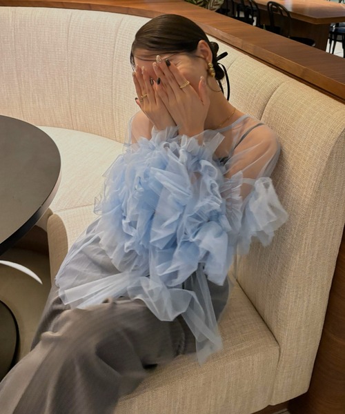 デコラティブチュールトップス / decorative tulle tops（ドレス