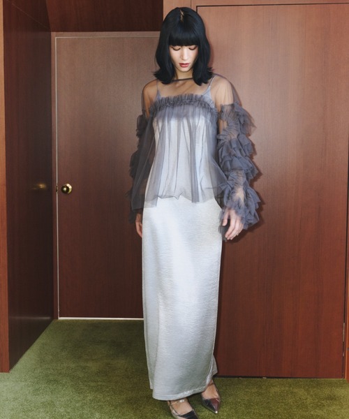 デコラティブチュールトップス / decorative tulle tops（ドレス