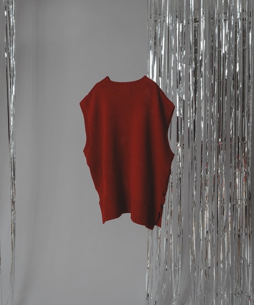 selle glant（セレグランテ）の「FLOWER HOLE SUMMER KNIT VEST