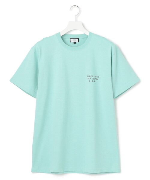 J.PRESS YORK STREET(ジェイプレスヨークストリート)の「【UNISEX】フロント&バックプリント Tシャツ(Tシャツ/カットソー・メンズ・ホワイト系/グレー系/ピーコックグリーン系・SMALL/MEDIUM/LARGE)」の3枚目の写真