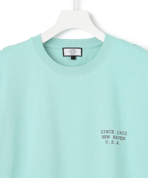 J.PRESS YORK STREET(ジェイプレスヨークストリート)の「【UNISEX】フロント&バックプリント Tシャツ(Tシャツ/カットソー・メンズ・ホワイト系/グレー系/ピーコックグリーン系・SMALL/MEDIUM/LARGE)」の5枚目の写真